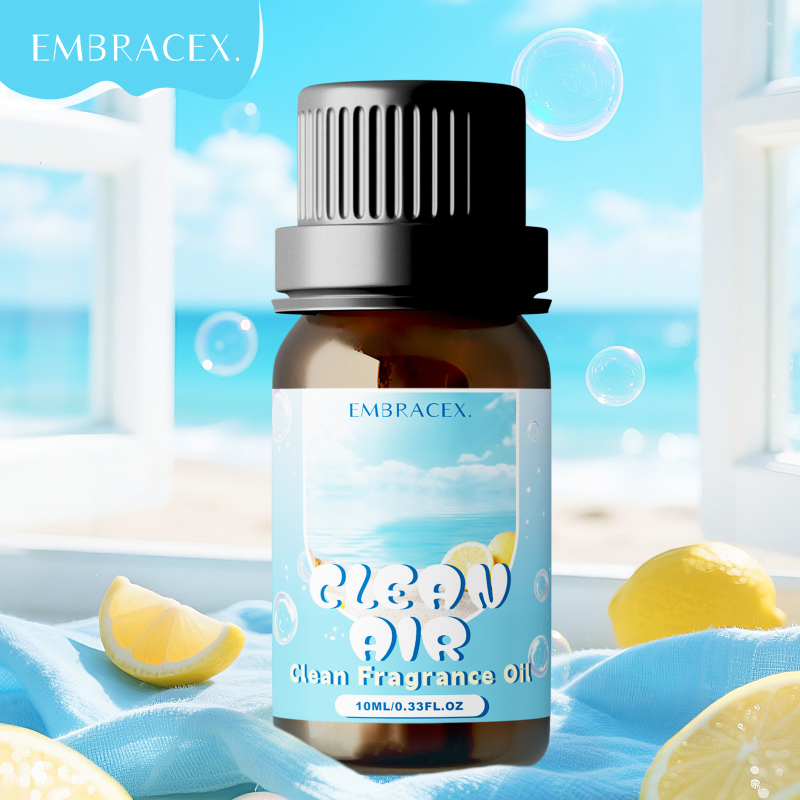 Candle Making Essentials - 10ml Clean Air Essential Oil Lemon