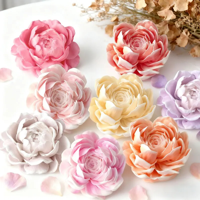 Candle Making Party - DIY Paeonia lactiflora Pall Jasmine Flowers