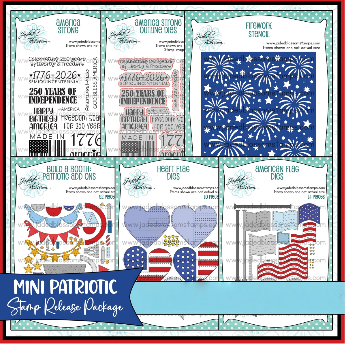 Kraft Box Candle - Independence Day Patriotic Add Ons Metal
