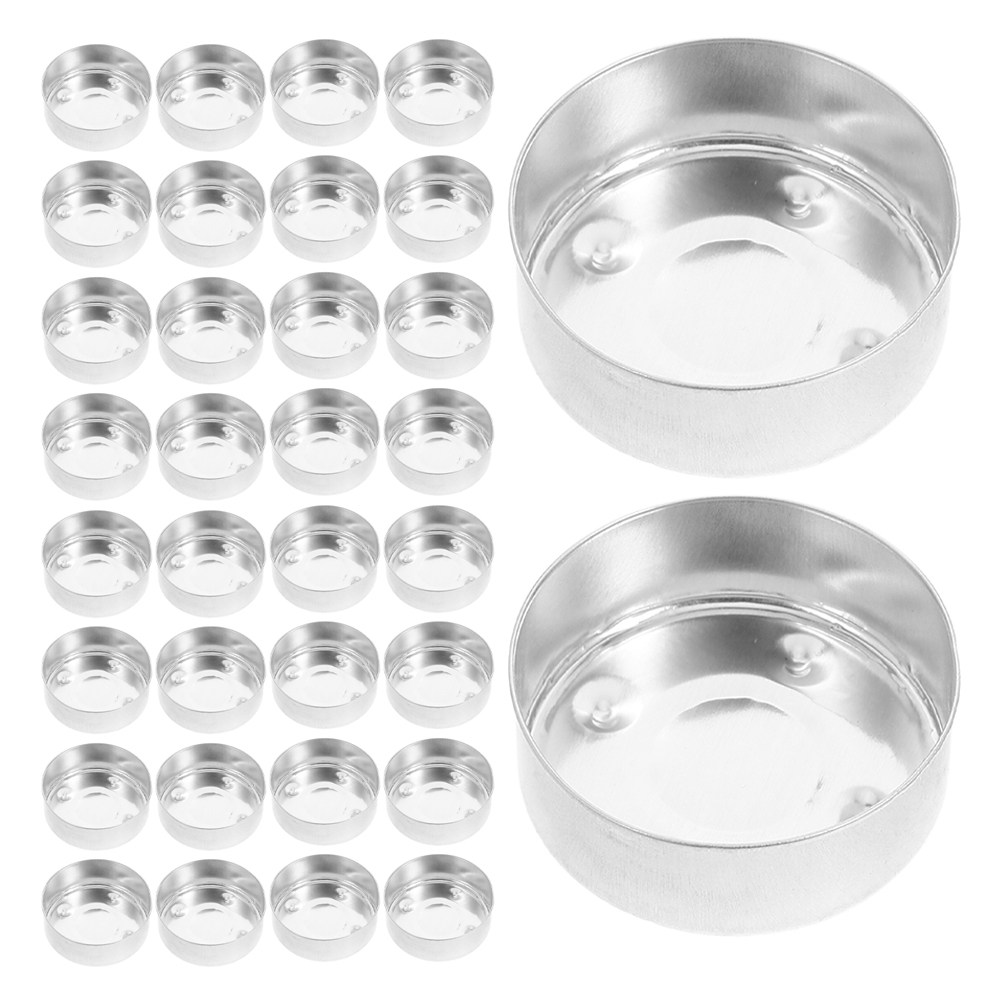 Candle Making Party - 120Pcs Aluminum Holders for DIY Making