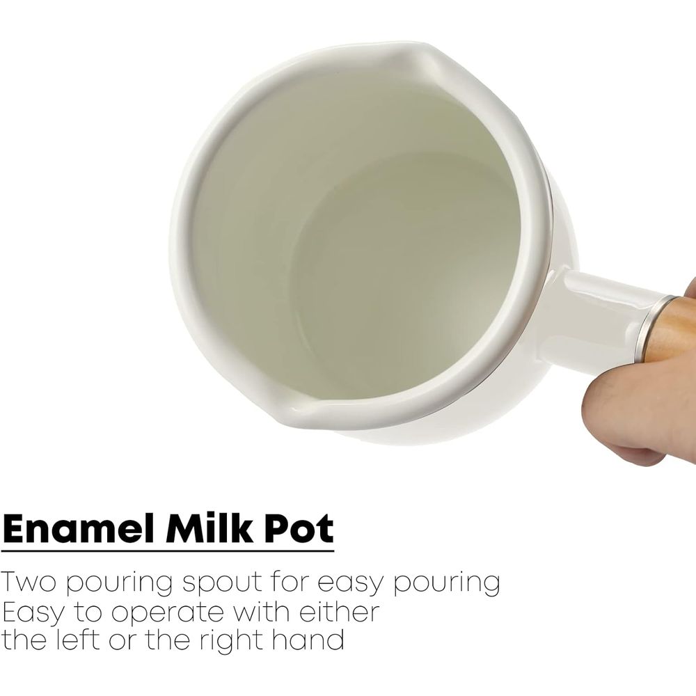 0.6qt Mini Enamel Milk Pot Ins - огляд і ціна Pour Pot Aluminum