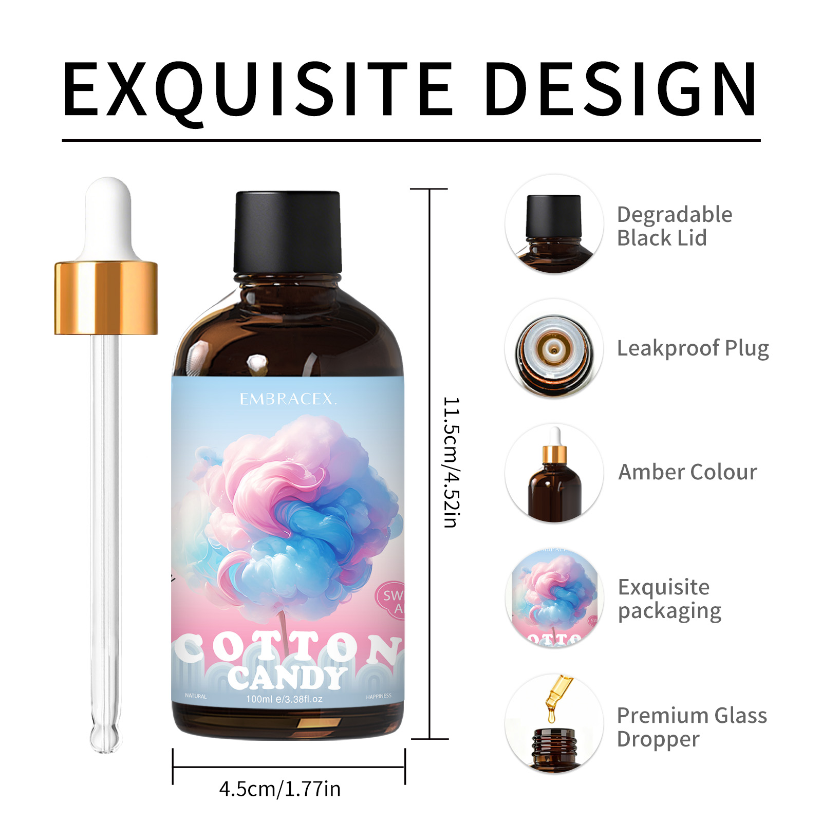 100ml Cotton Candy Essential O - огляд і ціна Candle Making Raw Material