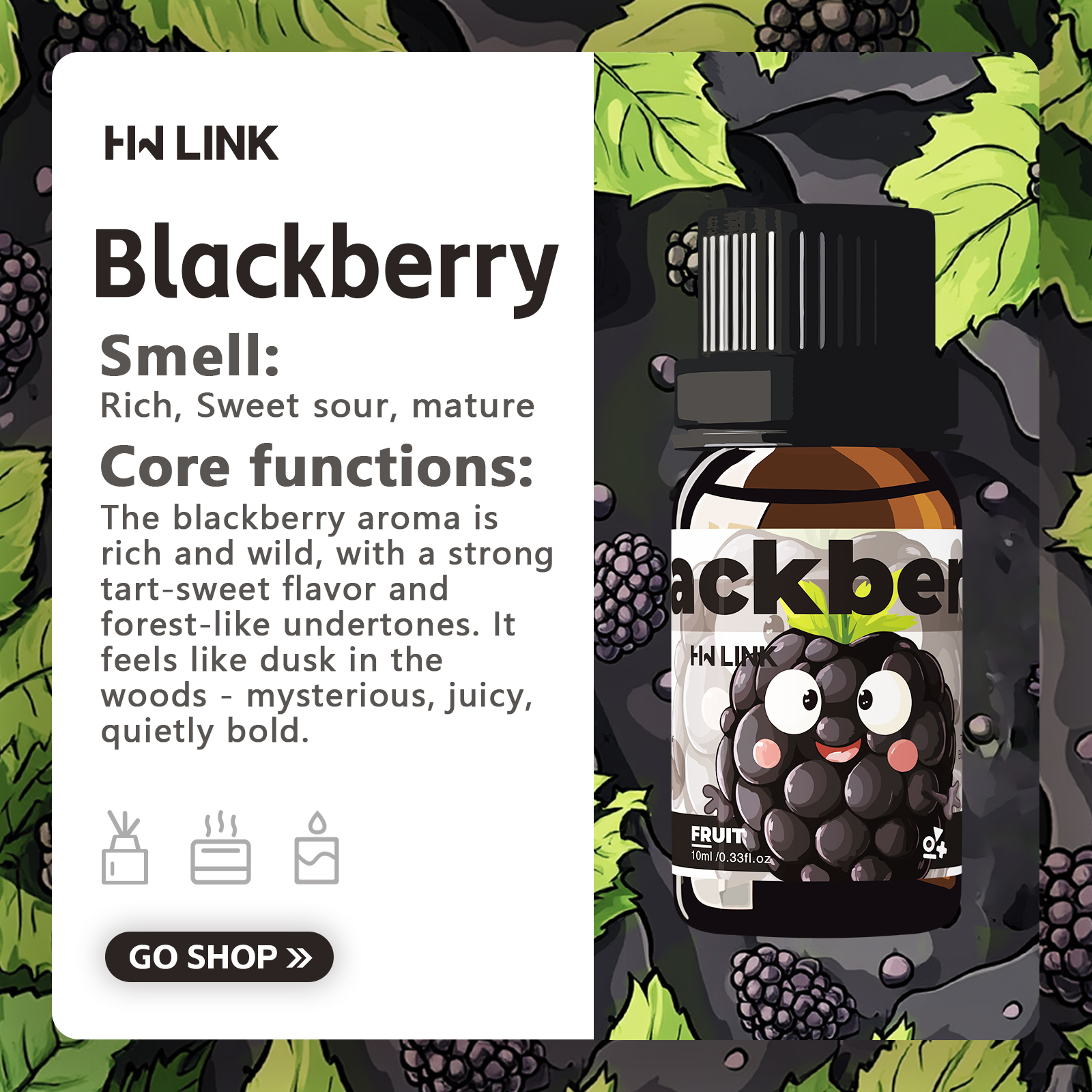 Blackberry Essential Oil Black - огляд і ціна Candle Making Essentials