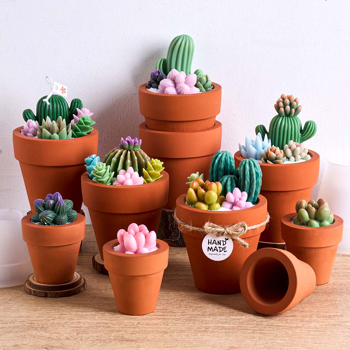 Round Terracotta Pot Silicone  - огляд і ціна Kraft Box Candle