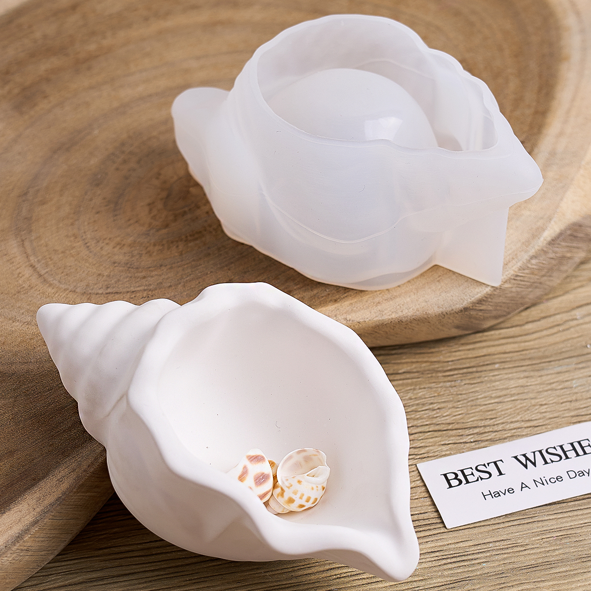 Conch Candle Jar Silicone Mold - огляд і ціна Kraft Box Candle