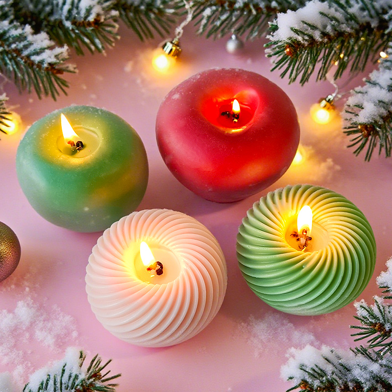 3D Christmas Eve Apple Silicon - огляд і ціна Candle Making Party