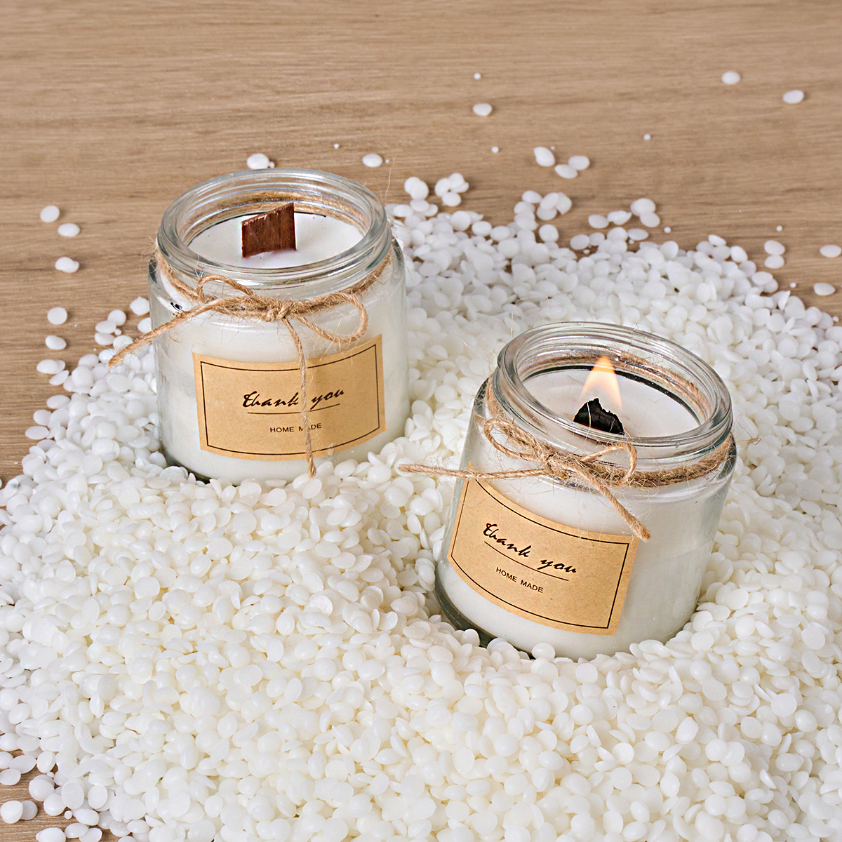 500g/1000g Natural Soy Wax DIY - огляд і ціна Candle Making Raw Material