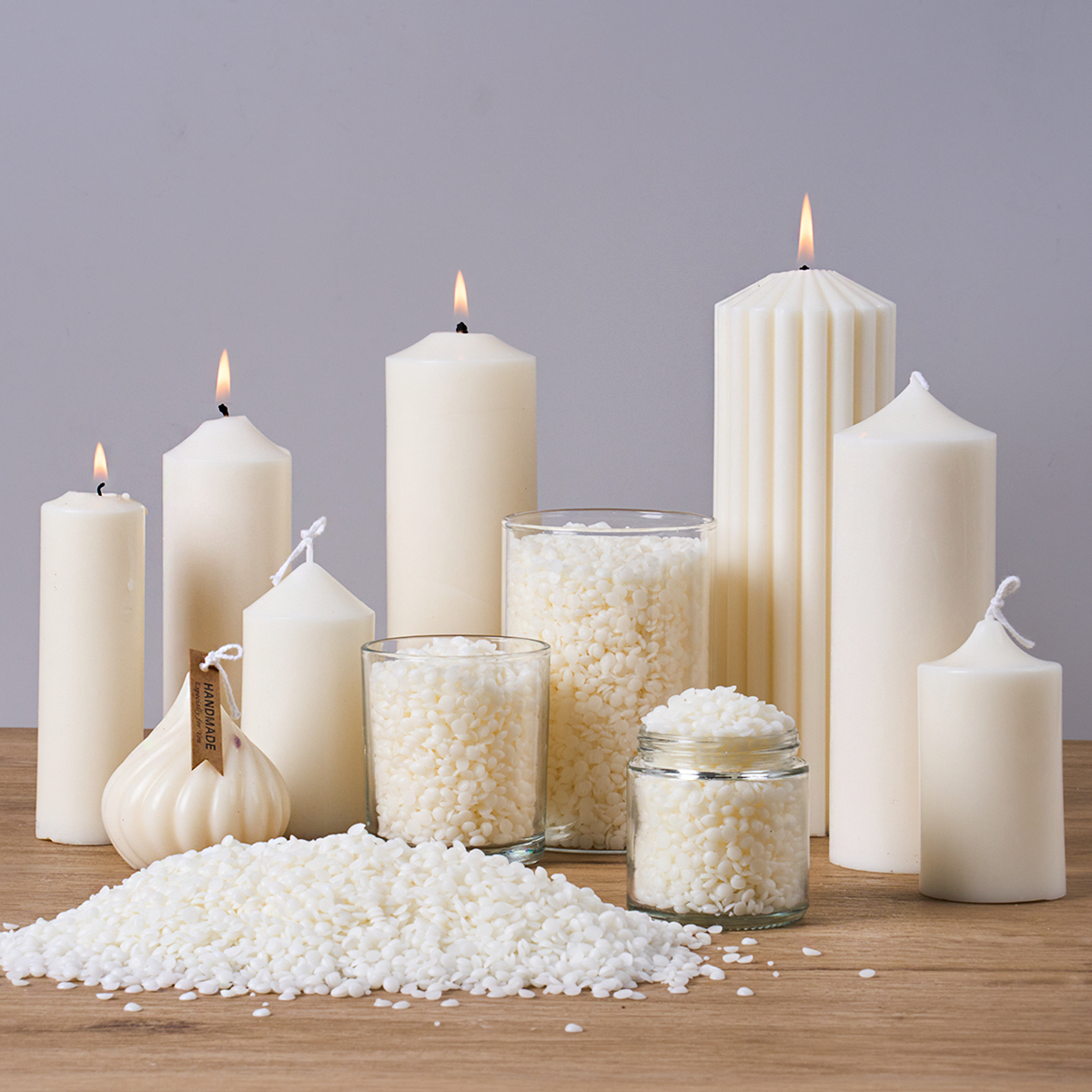 500g/1000g Natural Soy Wax DIY - огляд і ціна Candle Making Raw Material