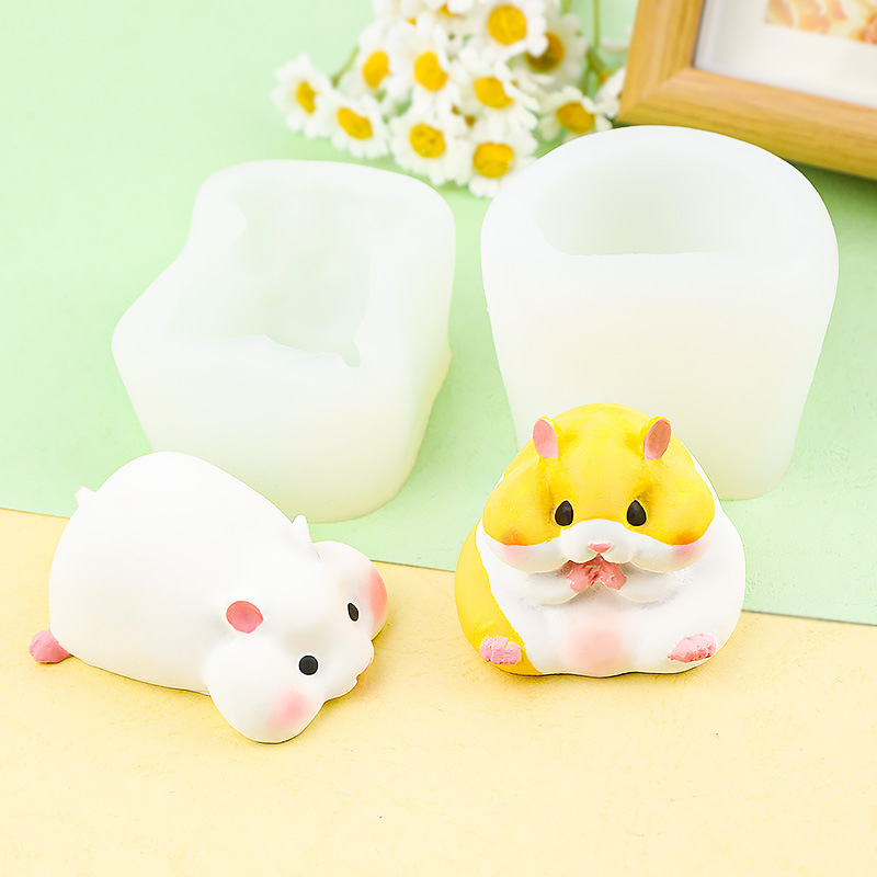 DIY Cute Hamster Mold Chocolat - огляд і ціна Candle Making Items