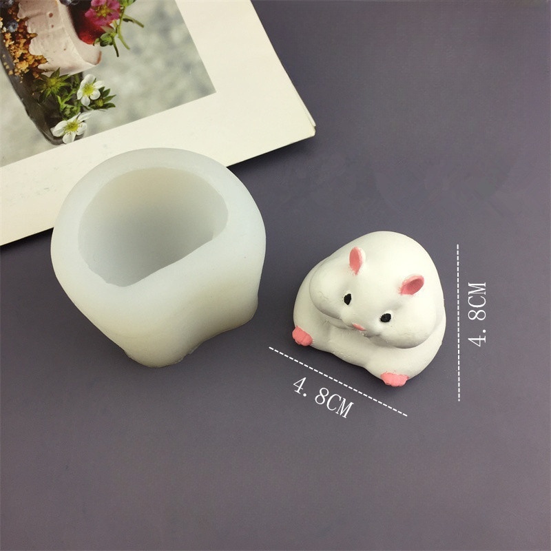 DIY Cute Hamster Mold Chocolat - огляд і ціна Candle Making Items