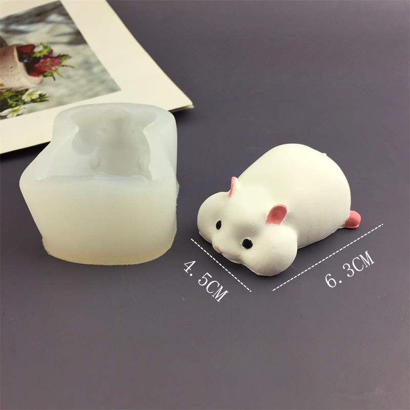 DIY Cute Hamster Mold Chocolat - огляд і ціна Candle Making Items