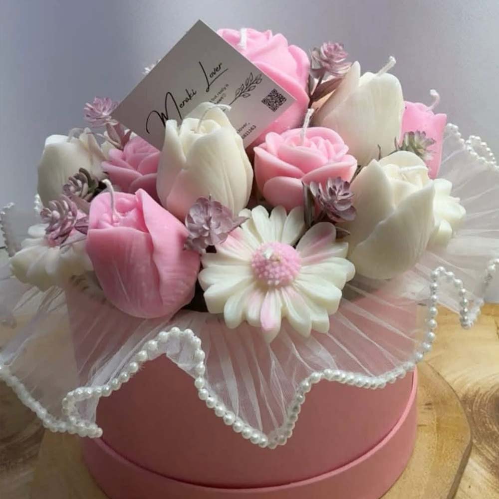 Daisy Tulip flower Mould 3D Ro - огляд і ціна Candle Making Party