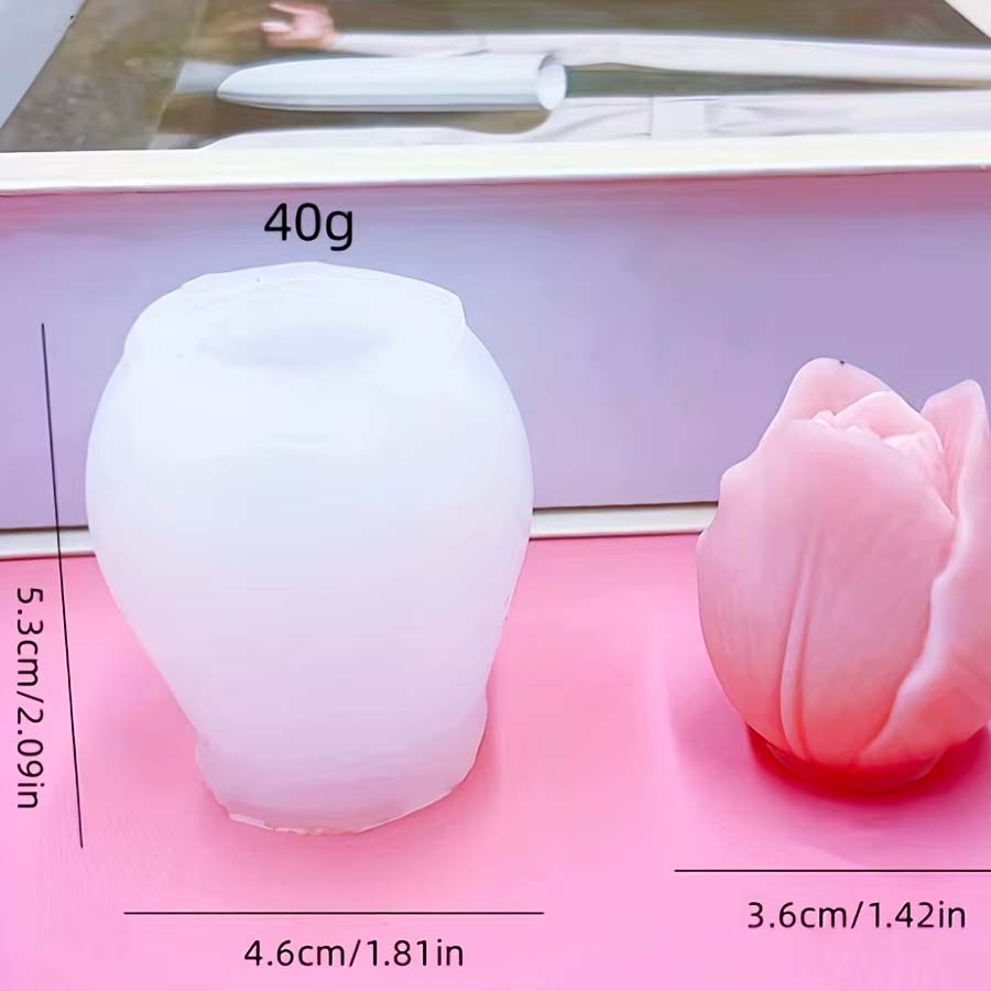 Daisy Tulip flower Mould 3D Ro - огляд і ціна Candle Making Party