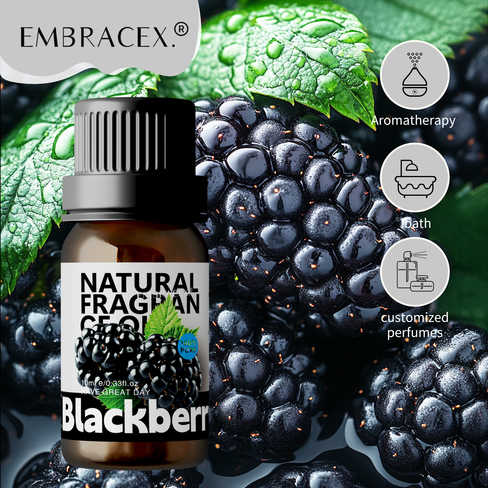 10ml Blackberry Essential Oils - огляд і ціна Candle Making Essentials