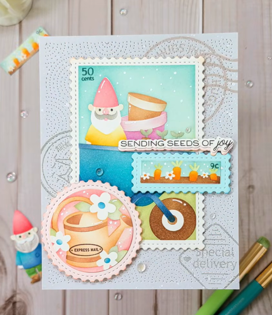 Seed Packet Postage Collage Ga - огляд і ціна Kraft Box Candle