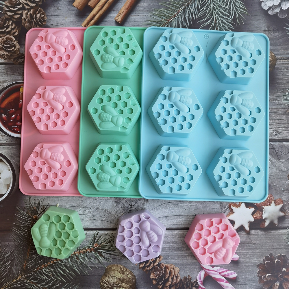 Silicone Hexagonal Bee Soap Mo - огляд і ціна Candle Making Tips