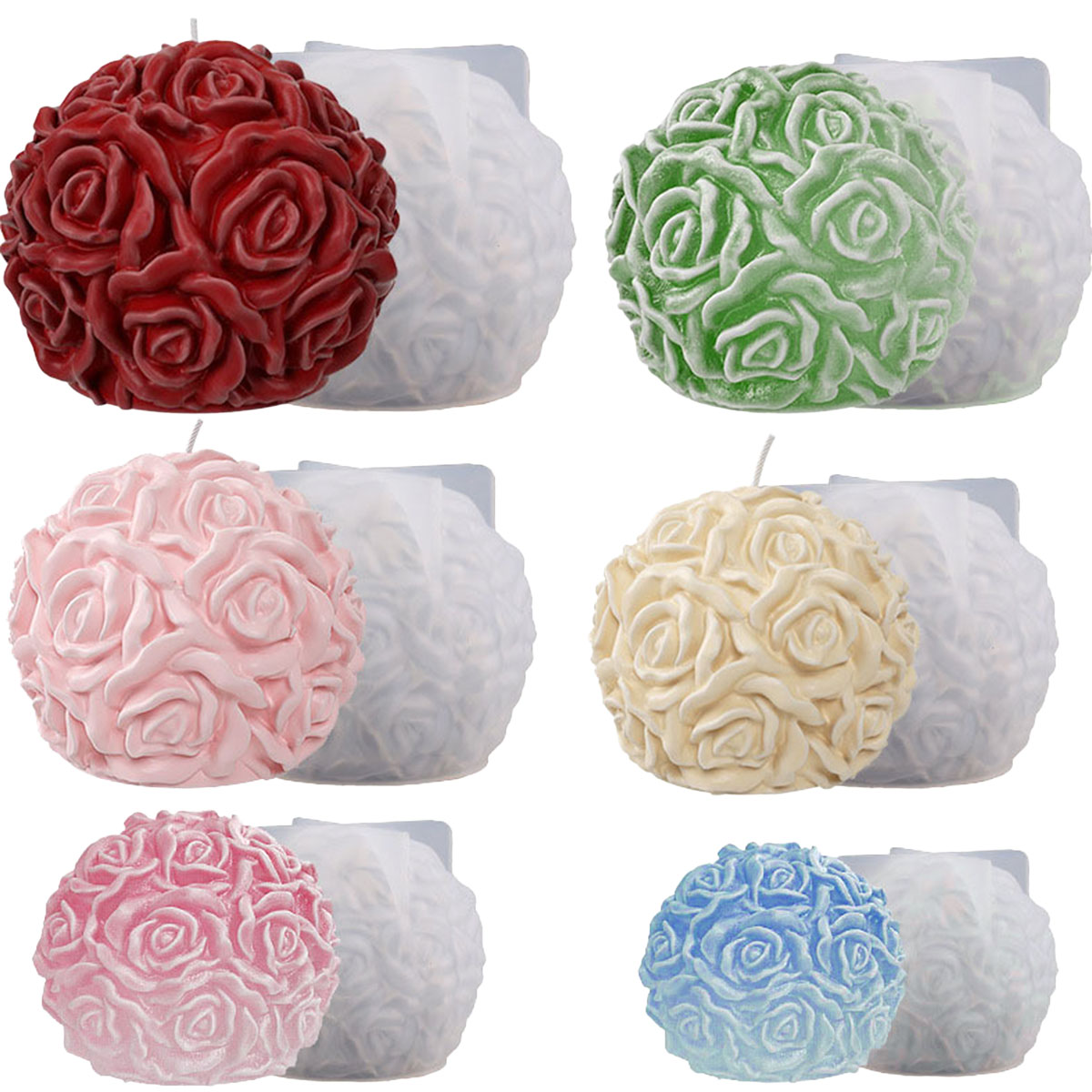 Multi Size Flower Series Candl - огляд і ціна Candle Making Party