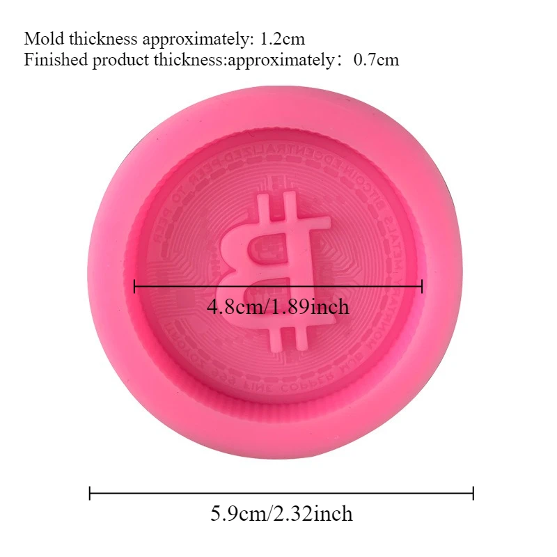 1/3pcs Currency Logo Soap Sili - огляд і ціна Candle Making Items