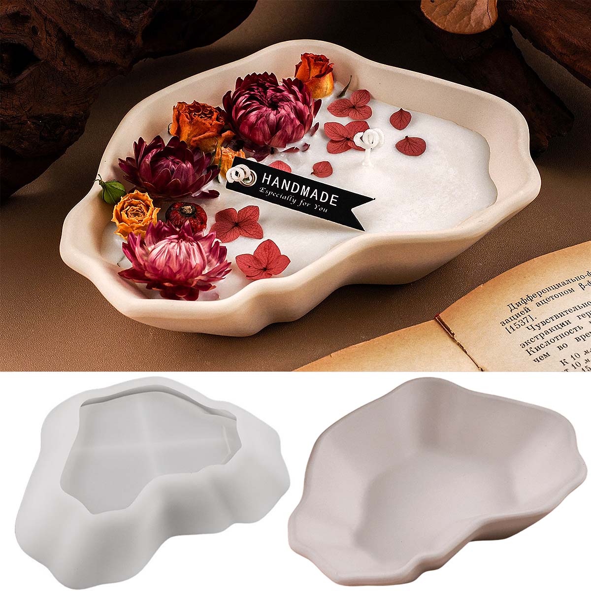 Irregular Candle Bowl Silicone - огляд і ціна Kraft Box Candle