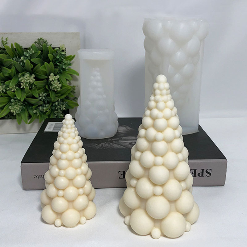 3D Bubble Christmas Tree Silic - огляд і ціна Candle Making Party