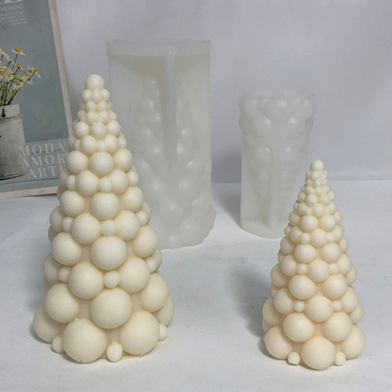 3D Bubble Christmas Tree Silic - огляд і ціна Candle Making Party