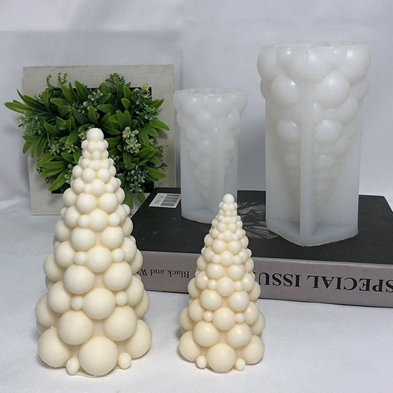 3D Bubble Christmas Tree Silic - огляд і ціна Candle Making Party