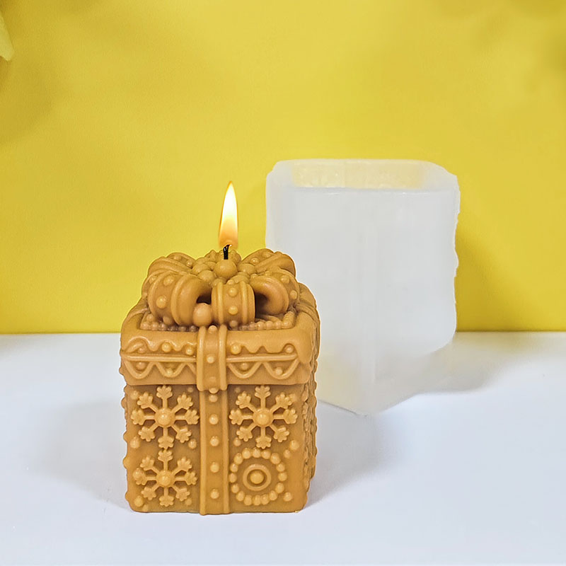 Christmas Gift Box Candle Mold - огляд і ціна Kraft Box Candle