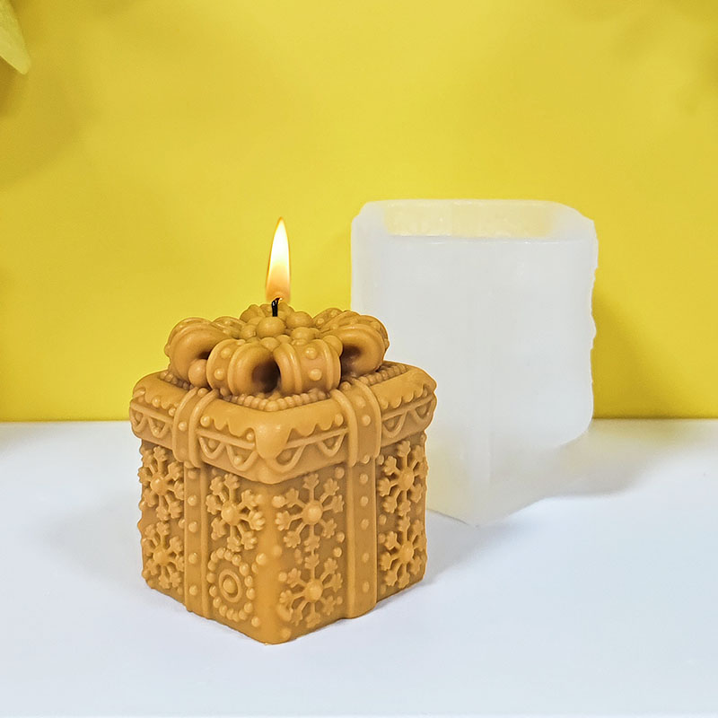 Christmas Gift Box Candle Mold - огляд і ціна Kraft Box Candle