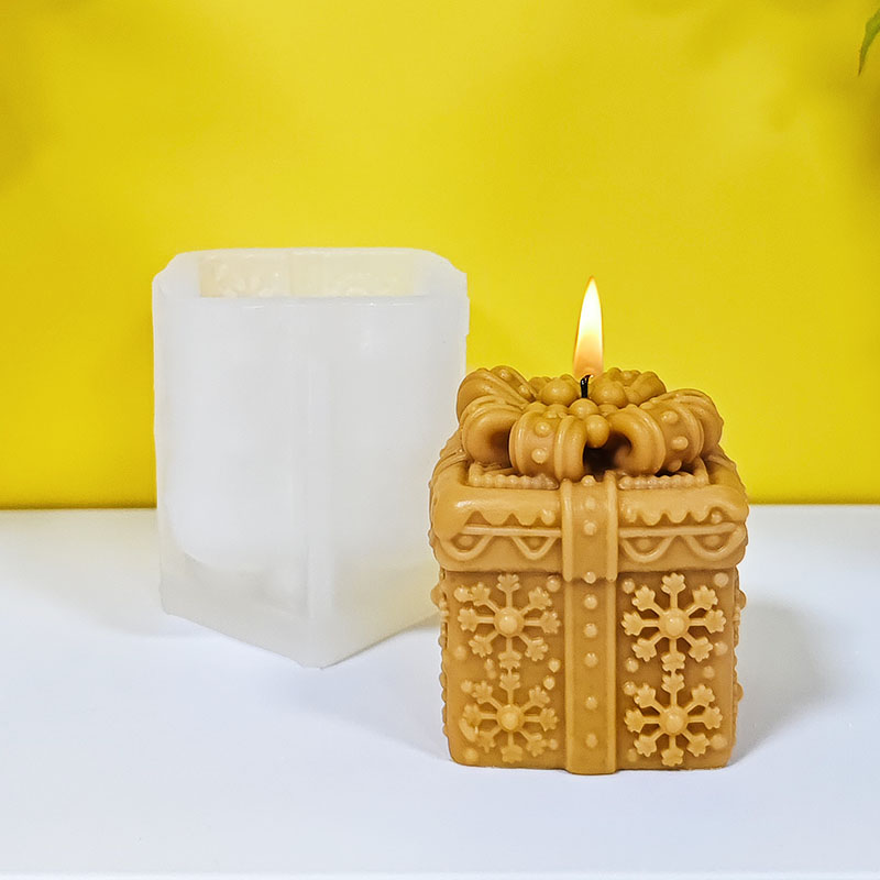 Christmas Gift Box Candle Mold - огляд і ціна Kraft Box Candle