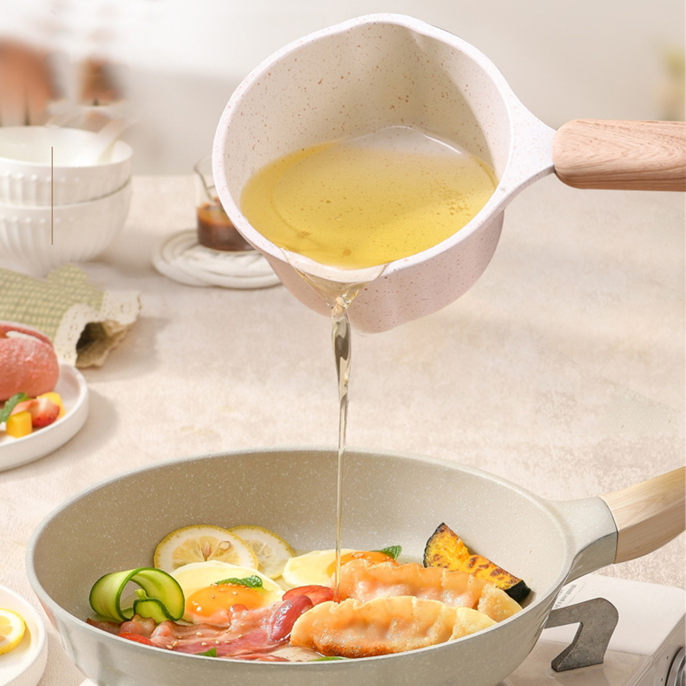 Non-Stick Mini Sauce Pan Woode - огляд і ціна Pour Pot Aluminum