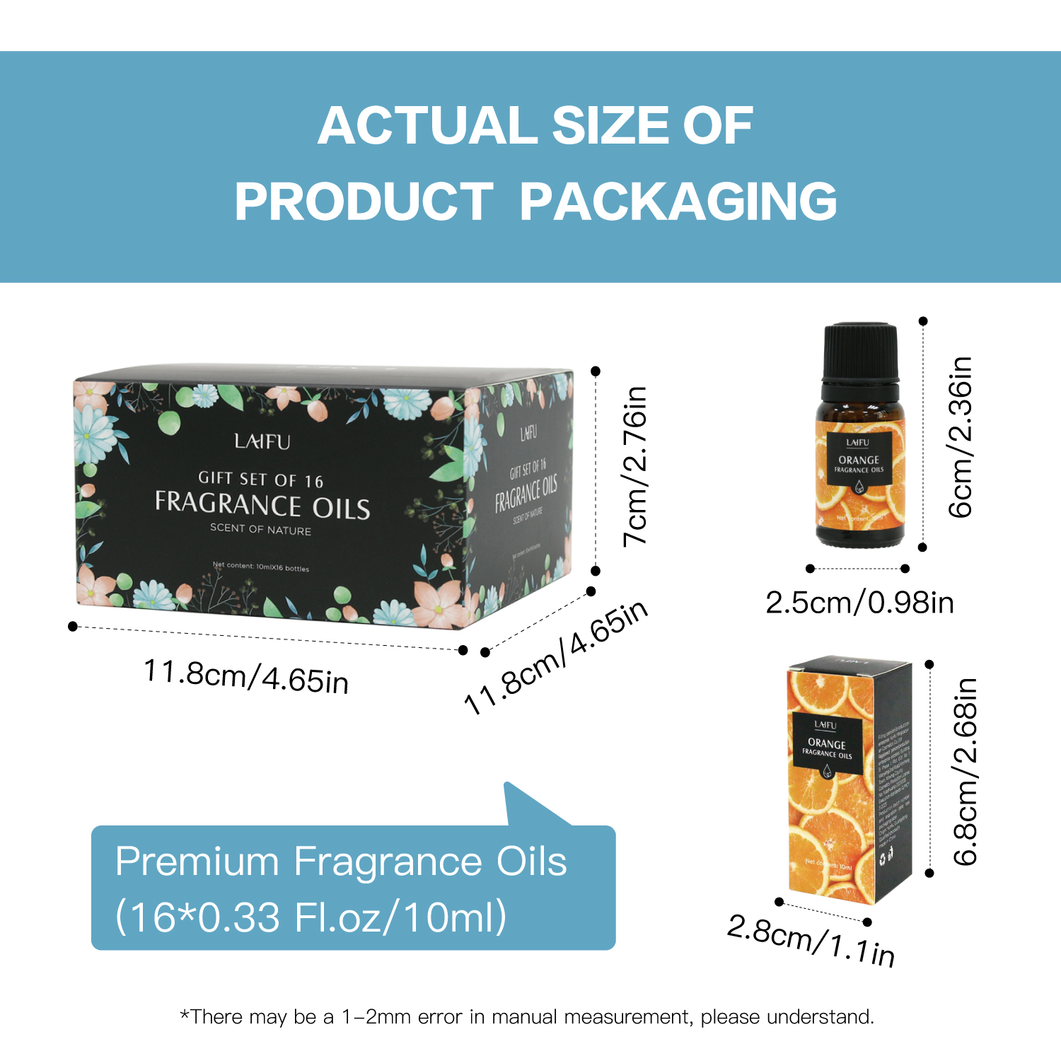 16x10ml Essential Oils Set for - огляд і ціна Candle Making Essentials