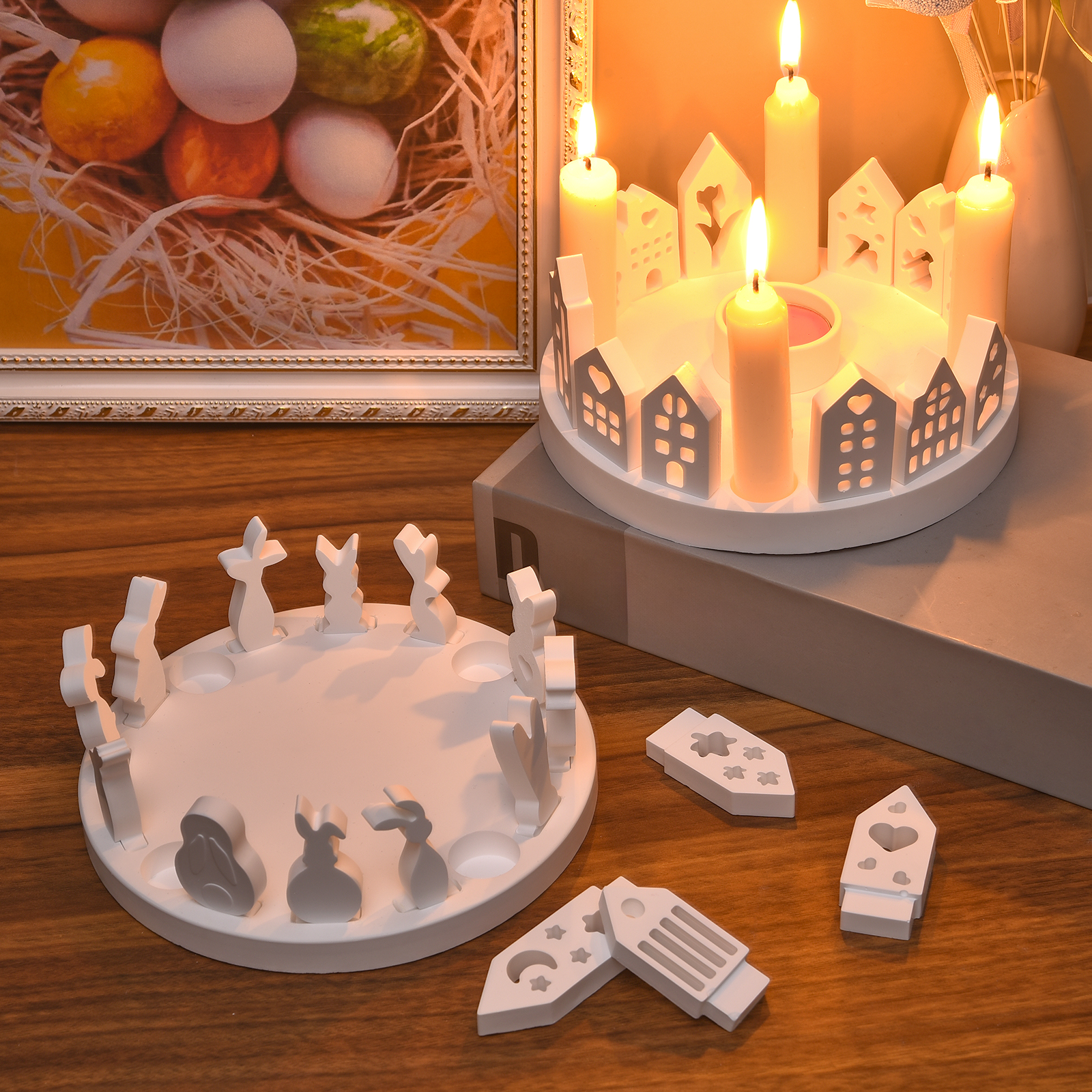 Hollow House Rabbit Candle Hol - огляд і ціна Candle Making Items