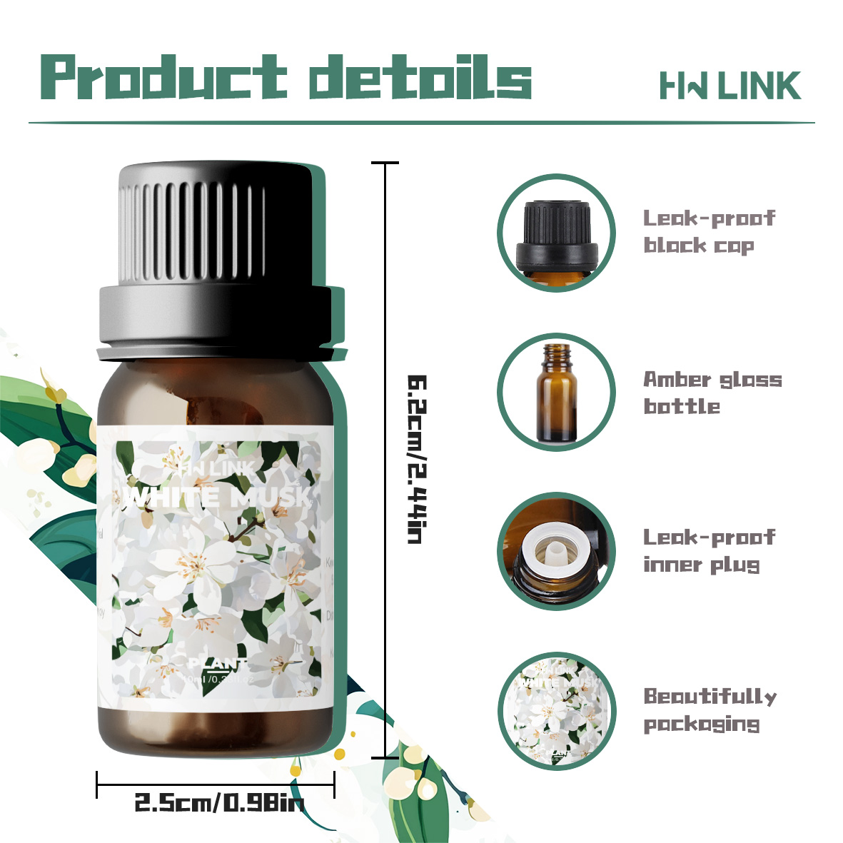 White Musk Essential Oils 10ml - огляд і ціна Candle Making Essentials
