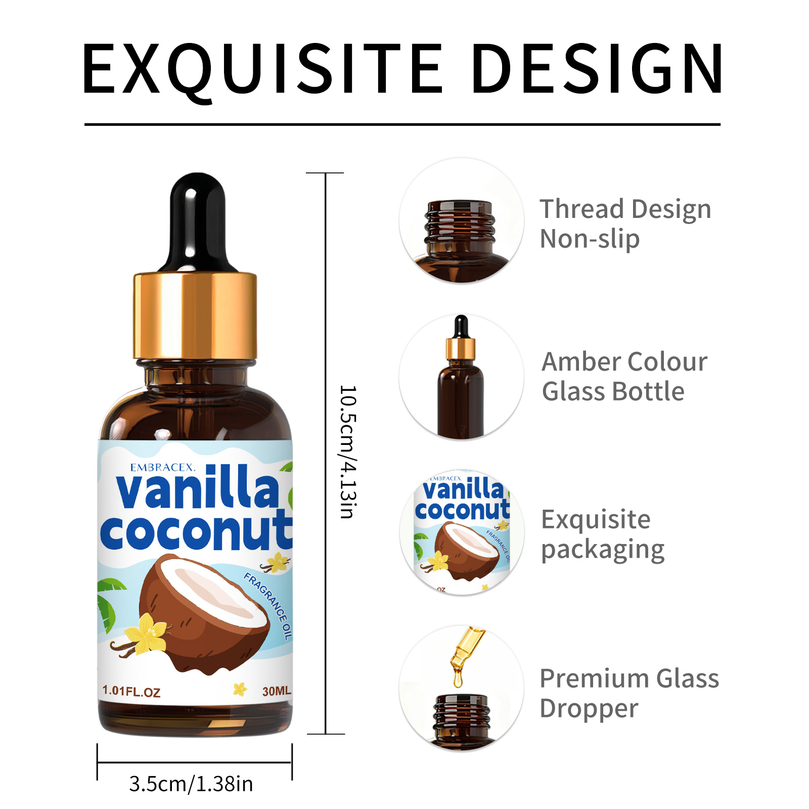 30ml Vanilla Coconut Essential - огляд і ціна Candle Making Essentials