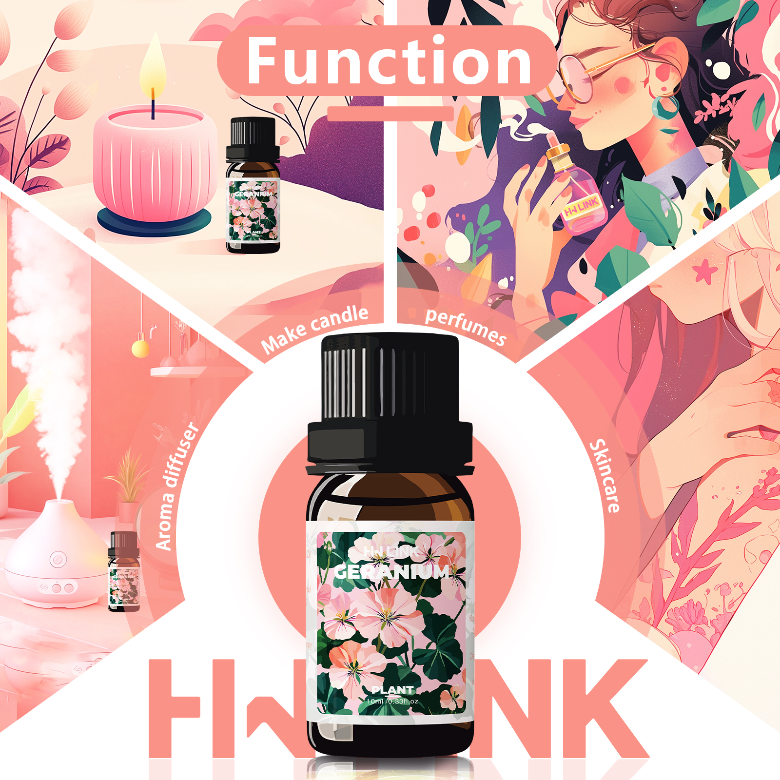 Geranium Essential Oil 10ml 10 - огляд і ціна Candle Making Essentials