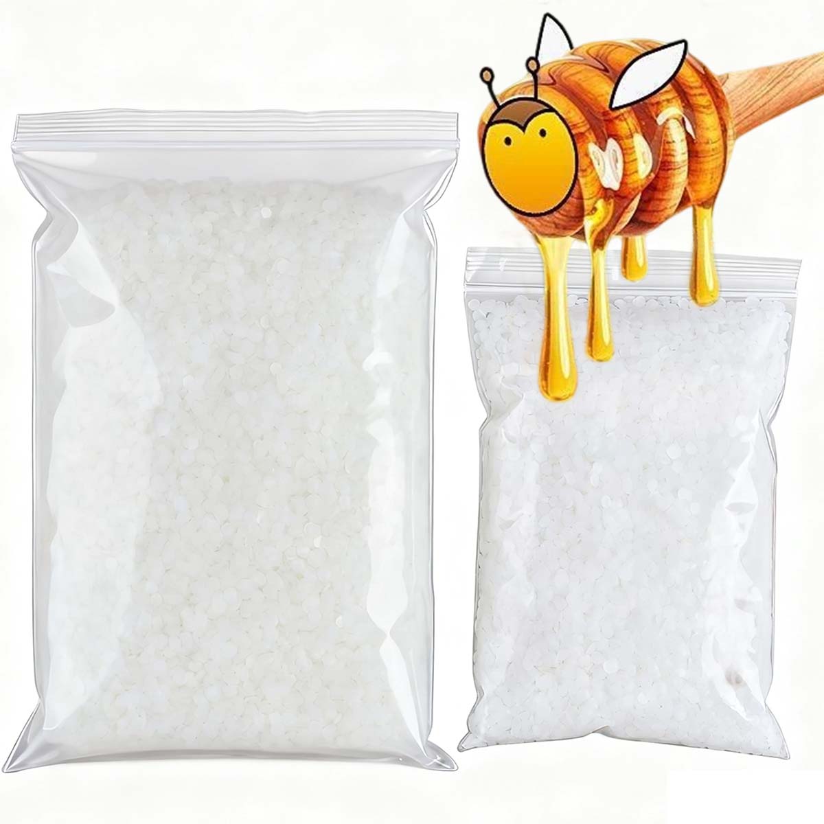 200g-1000g White Beeswax Pure  - огляд і ціна Candle Making Items