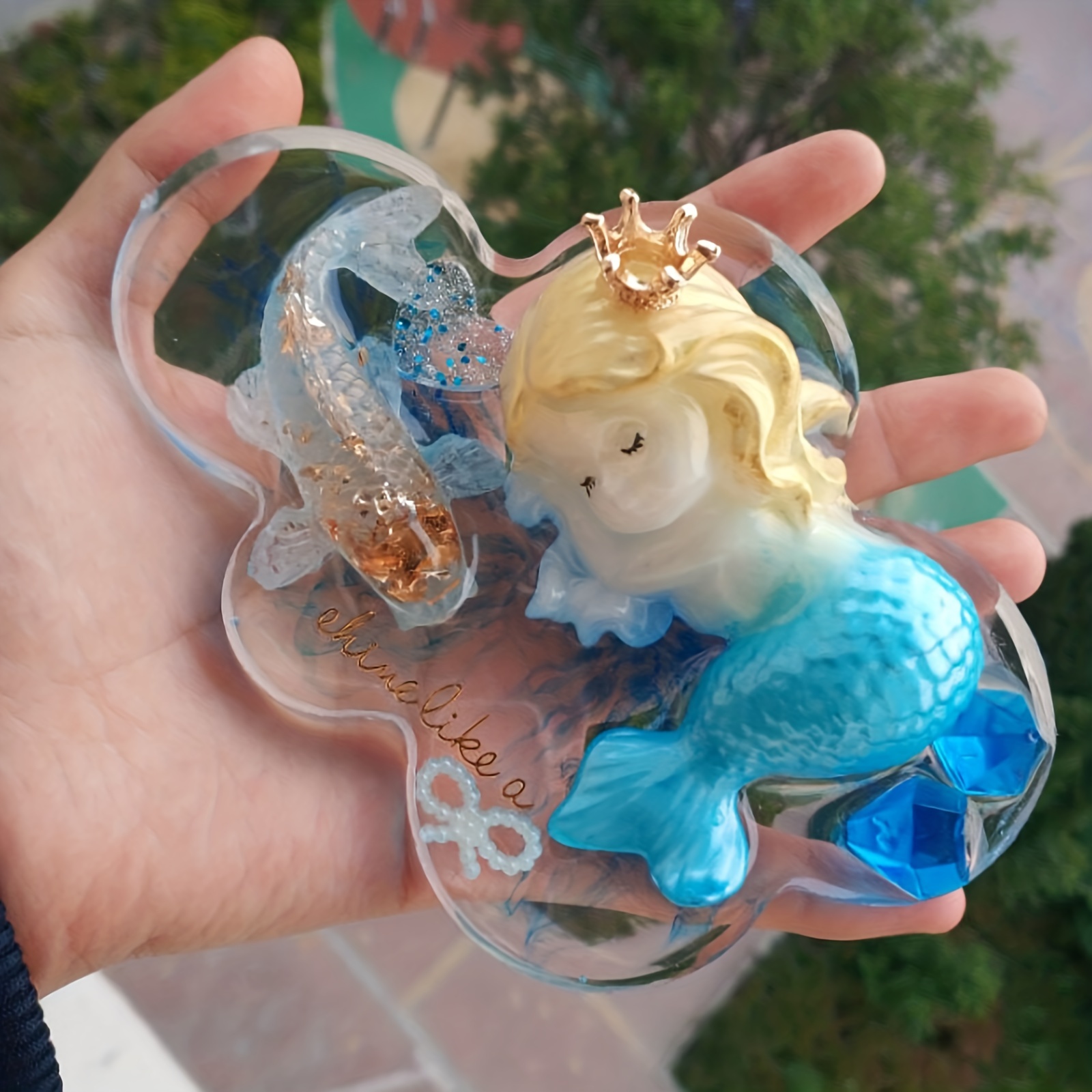 Cute Cartoon Mermaid Silicone  - огляд і ціна Candle Making Items