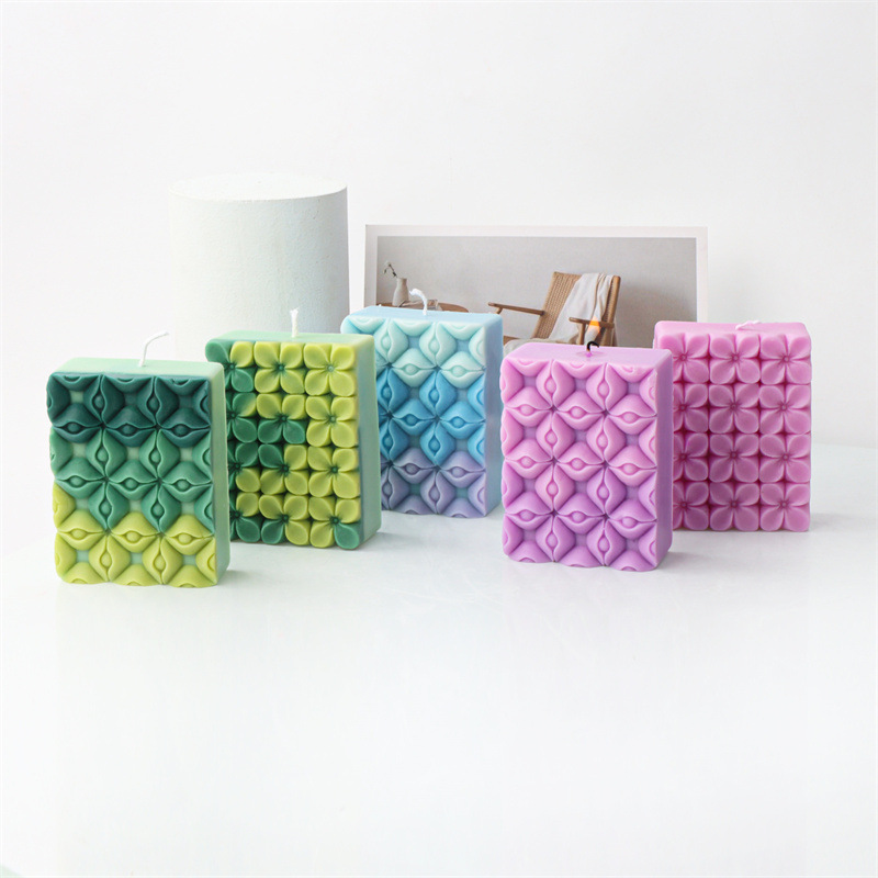 Square Flower Handmade Soap Si - огляд і ціна Candle Making Party