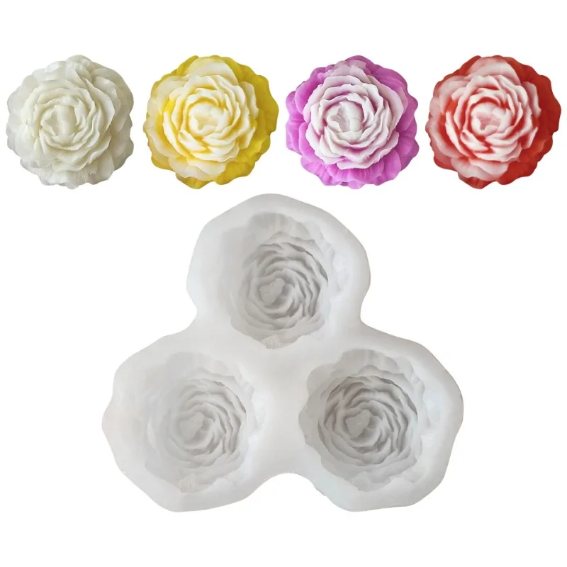 Peony Flower Candle Silicone M - огляд і ціна Candle Making Items